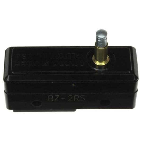 Interruptor Industrial de Acción Rápida Honeywell, Sobrerecorrido, Actuador de Émbolo, SPDT, Clasificación de Contacto de 15A @ 480V AC - BZ-2RS-A2