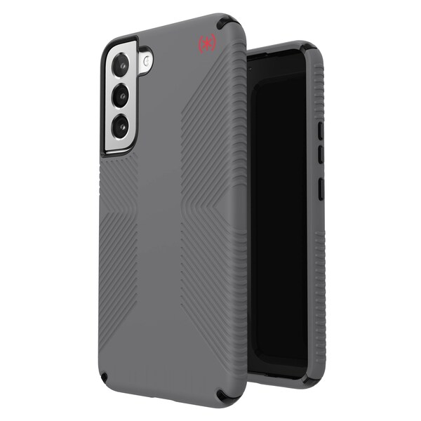 Speck Presidio Grip 2 Case For Samsung Galaxy S22 Plus, Graphite Grey And Black - 144233-9133