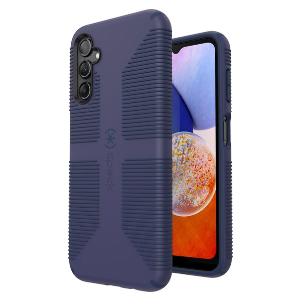 Speck Presidio Impact Hero Case For Samsung Galaxy A14 5g, Thunder Blue And Black - 150350-3135