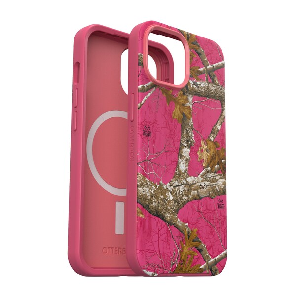 Otterbox Symmetry Graphics Magsafe Case For Apple Iphone 15 / Iphone 14 / Iphone 13, Flamingo Pink - 77-93394