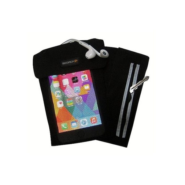 En Route Travelware En Route Travelware 134 4.4 x 6 in. Cell Phone Arm Band Mesh Pocket; Black - Large - 134
