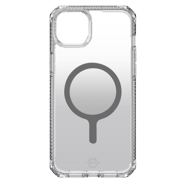 Itskins Hybrid r Ombre Magsafe Case For Apple Iphone 15 Plus / Iphone 14 Plus, Smoke - AP5R-HYOMB-SMOK