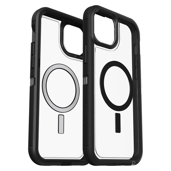 Otterbox Defender Pro Xt Clear Magsafe Case For Apple Iphone 15 Plus / Iphone 14 Plus, Dark Side - 77-93294
