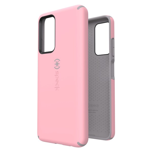 Speck Presidio Impact Hero Case For Samsung Galaxy A03s, Rosy Pink And Cathedral Grey - 144512-9631