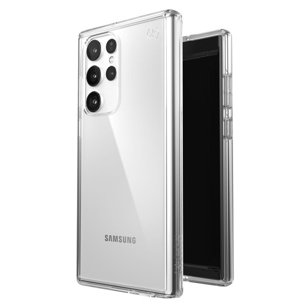 Speck Presidio Perfect Clear Case For Samsung Galaxy S22 Ultra, Clear - 144229-5085