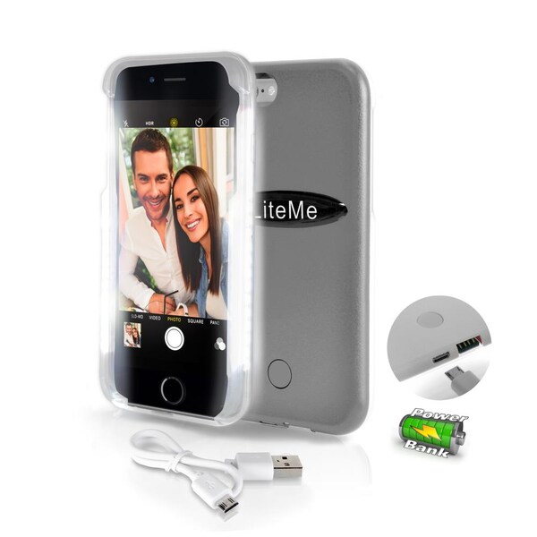 Serenelife Led Selfie Phone Case For Iphone 6 / 6S, SLIP101GR - SLIP101GR