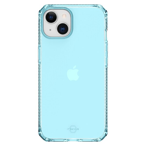 Itskins Spectrum_r Clear Case For Apple Iphone 14 / 13, Light Blue - AP4N-SPECM-LBLU