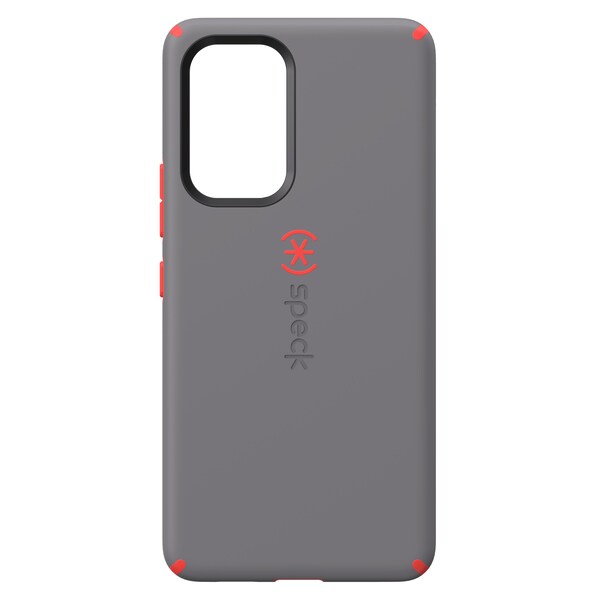 Speck Presidio Impact Hero Case For Samsung Galaxy A53 5g, Moodey Grey And Turbo Red - 144836-9228