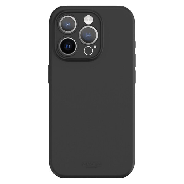 Avana Velvet Magsafe Case For Apple Iphone 15 Pro, Black - AP5X-AVSIK-BLCK