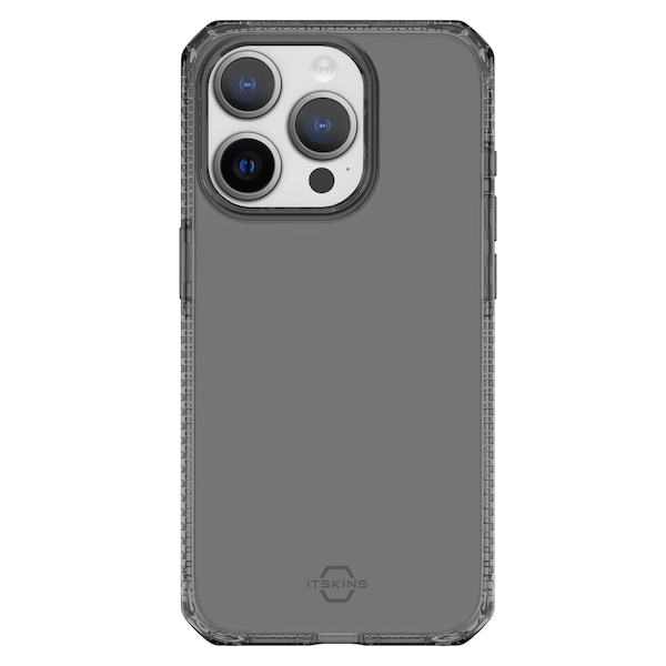 Itskins Spectrum r Clear Case For Apple Iphone 15 Pro , Smoke - AP5X-SPECM-SMOK