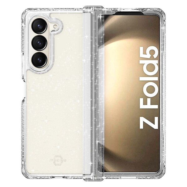 Itskins Supreme_r Hinge Spark Case For Samsung Galaxy Z Fold5, Transparent - SGQ5-SUHPK-TRSP