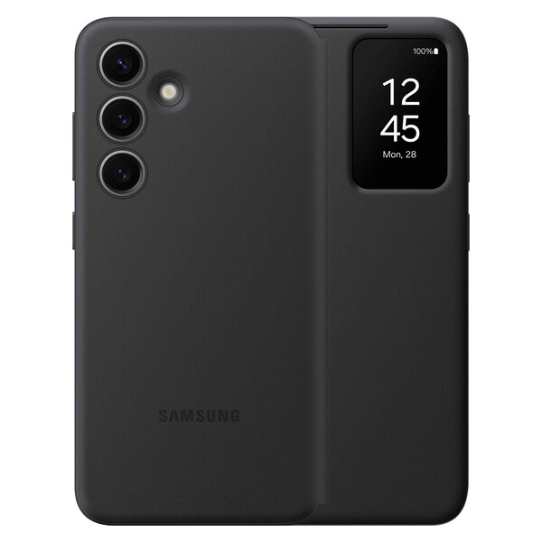 Samsung Smart View Wallet Case For Galaxy S24, Black - EF-ZS921CBEGUS