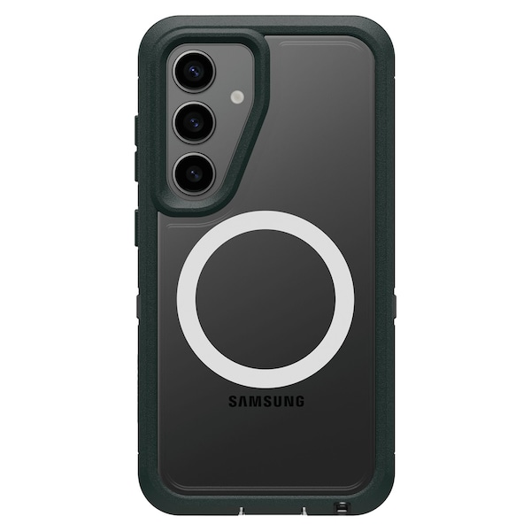 Otterbox Defender Pro Xt Clear Magnetic Case For Samsung Galaxy S25 Plus, Sagebrush Green - 77-97880