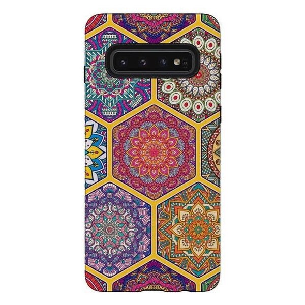 Hi-Tec Mosaic Mandalas 77 Tough Phone Case for Samsung Galaxy S10 - HI2094032