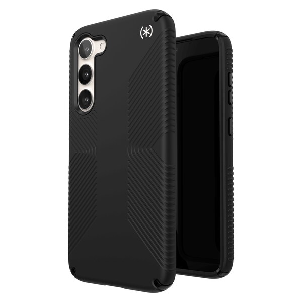 Speck Presidio2 Grip Case For Samsung Galaxy S23 Plus, Black - 150340-D143