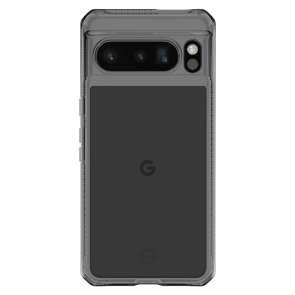 Itskins Hybrid_r Clear Case For Google Pixel 8 Pro, Black And Transparent - GGGP-HBMKC-BKTR