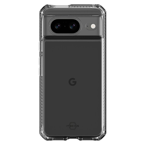 Itskins Hybrid_r Clear Case For Google Pixel 8, Transparent - GGRI-HBMKC-TRSP