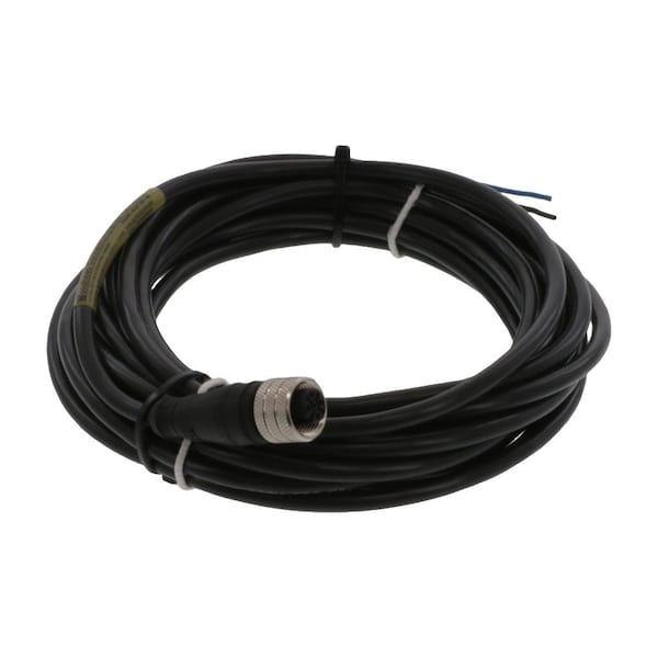 Cable de extremo único (straight) Woodhead Micro-Change (M12), 4 polos, hembra a pigtail - 804000H09M020