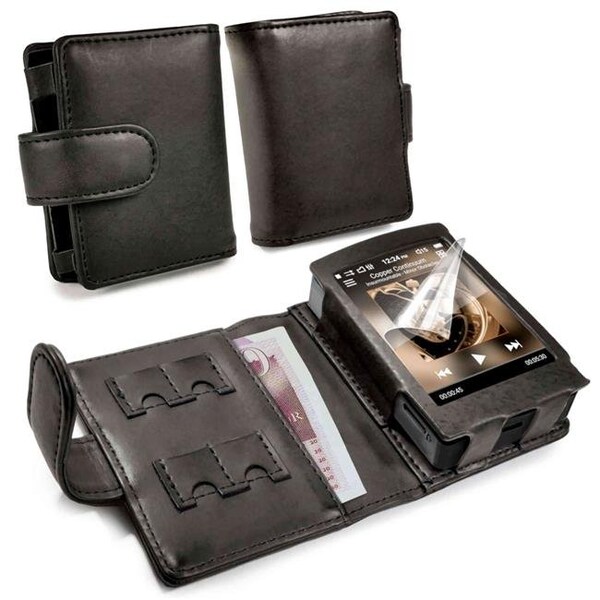 Ashtead Retail & Wholesale Tuff Luv E5-66 Genuine Western Leather Case for Cowon Plenue D - MP3; Black - E5_66