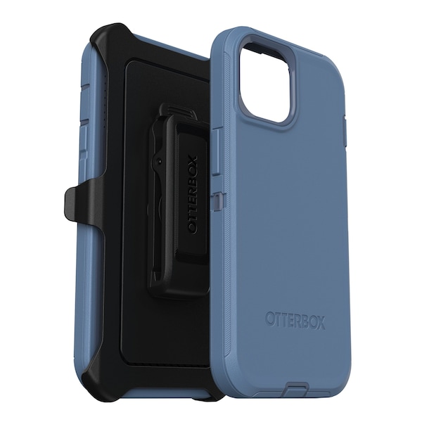Otterbox Defender Case For Apple Iphone 15 / Iphone 14 / Iphone 13, Baby Blue Jeans - 77-92558