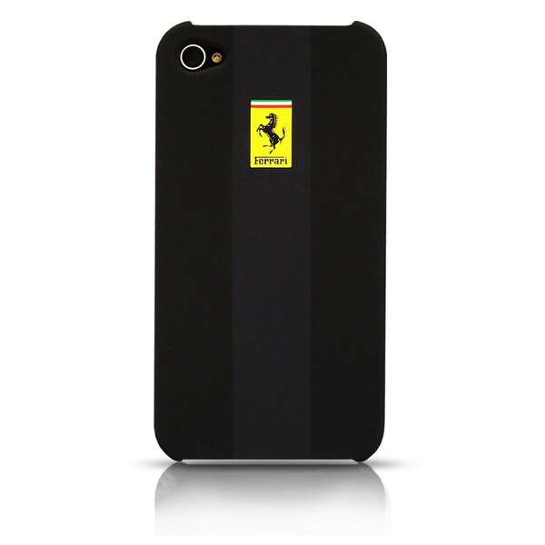Masters Club Ferrari RUBBER HARD CASE IPHONE 4-4S BLK - FERU4GBL
