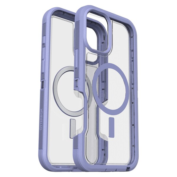 Otterbox Defender Pro Xt Clear Magsafe Case For Apple Iphone 16 Plus, Lavender Haze - 77-96074