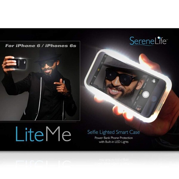 Serenelife Led Selfie Phone Case For Iphone 6 / 6S, SLIP101PN - SLIP101PN