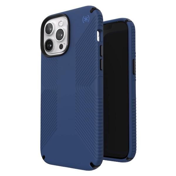 Speck Presidio2 Grip Case For Apple Iphone 13 Pro Max / 12 Pro Max, Coastal Blue And Black - 141735-9128