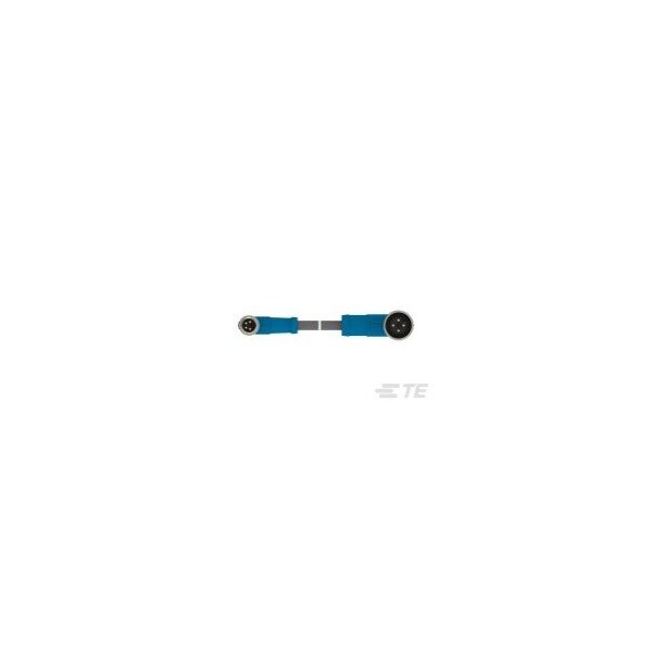 Cables de sensores / Cables de actuadores Te Connectivity M8-4Mr-0.5 M12-4Fr-Pur - T4052228004-001