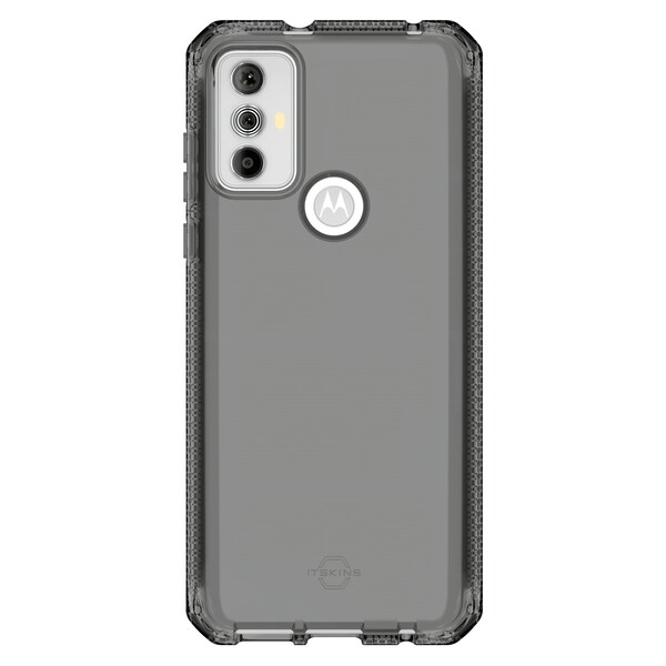 Itskins Spectrum_r Clear Case For Motorola Moto G Play 2023, Smoke - MTMA-SPECM-SMOK