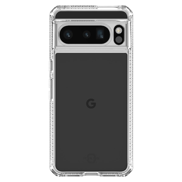 Itskins Hybrid_r Clear Case For Google Pixel 8 Pro, Transparent - GGGP-HBMKC-TRSP