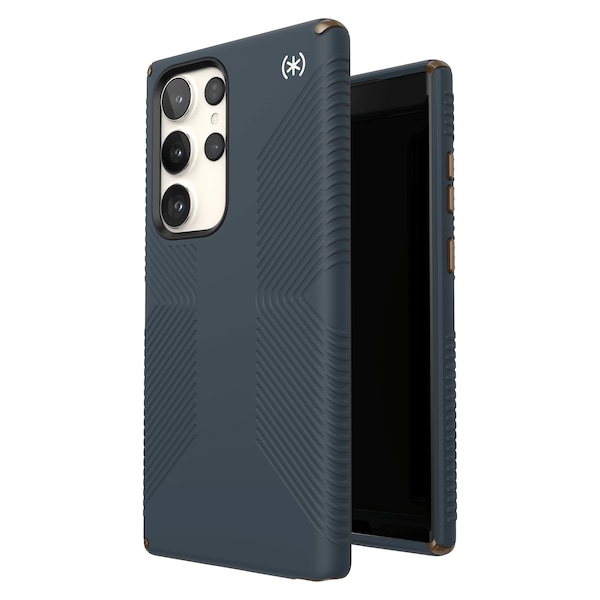 Speck Presidio2 Grip Case For Samsung Galaxy S23 Ultra, Charcoal Grey - 150344-9982