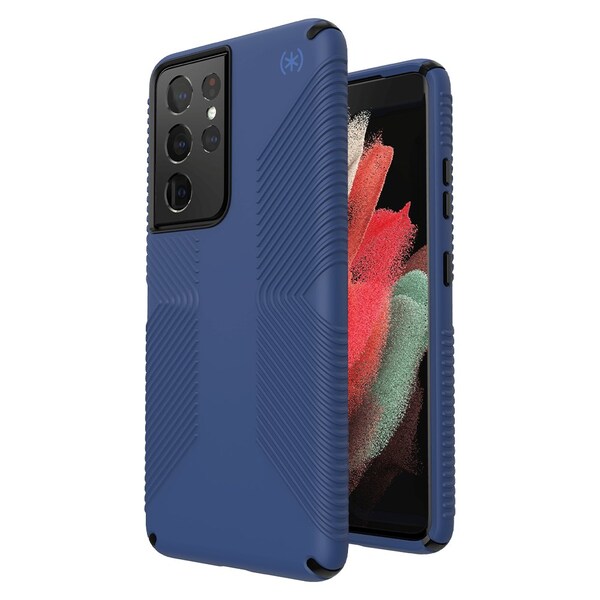 Speck Presidio Grip 2 Case For Samsung Galaxy S21 Ultra 5g, Coastal Blue - 139904-9128