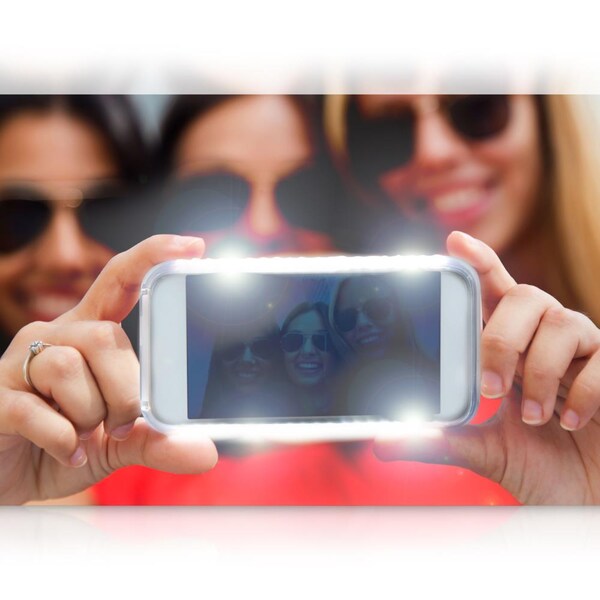 Serenelife Led Selfie Phone Case For Iphone 6 / 6S, SLIP101BL - SLIP101BL