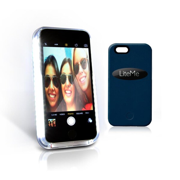 Serenelife Led Selfie Phone Case For Iphone 6 / 6S, SLIP101BL - SLIP101BL