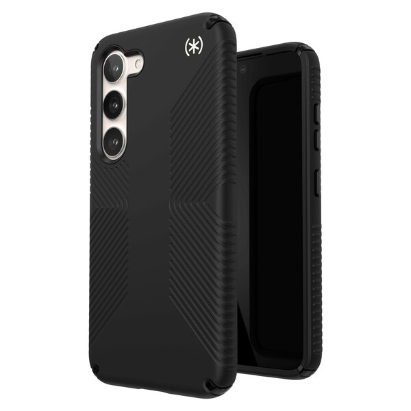 Speck Presidio2 Grip Case For Samsung Galaxy S23, Black - 150336-D143