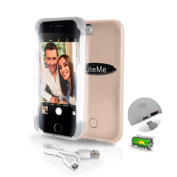 Serenelife Led Selfie Phone Case For Iphone 6 / 6S, SLIP101GD - SLIP101GD