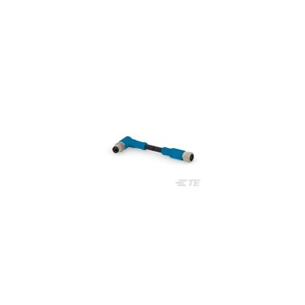 Cables de sensor / Cables de actuador Te Connectivity M8-4Mr-0.5Sh M8-4Fs-Pvc - T4062213004-001