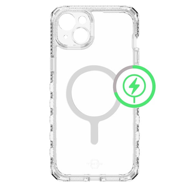 Itskins Supreme r Clear Magsafe Case For Apple Iphone 15 / Iphone 14 / Iphone 13, Transparent - AP5N-MGCLR-TRPR