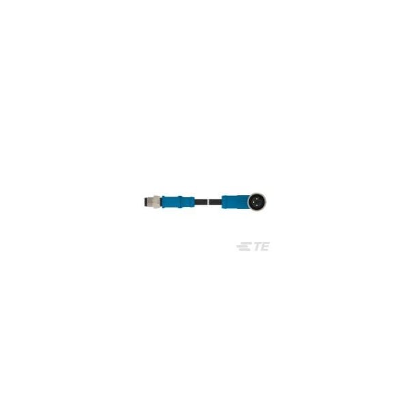 Cables de sensores / cables de actuadores de Te Connectivity M8-3Ms-0.5 M12-3Fr-Pvc - T4052118003-001