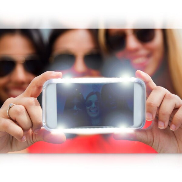 Serenelife Led Selfie Phone Case For Iphone 6 Plus, SLIP201PN - SLIP201PN