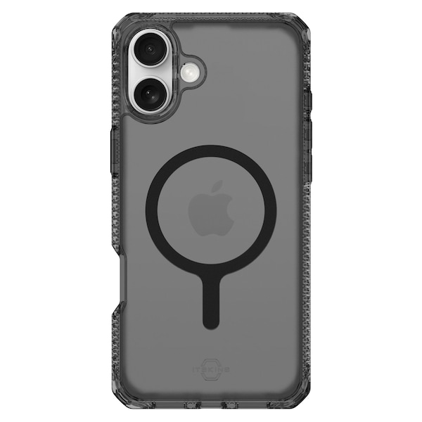 Itskins Hybrid_r Vapor Magsafe Case For Apple Iphone 16, Smoke - AP6N-HBVAR-SMOK