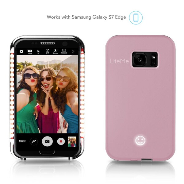 Serenelife Led Selfie Phone Case For Samsung S7, SL301S7PN - SL301S7PN