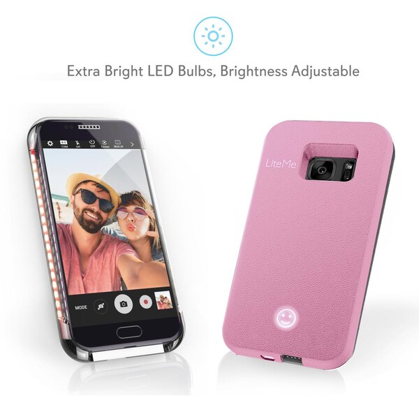 Serenelife Led Selfie Phone Case For Samsung S7, SL301S7PN - SL301S7PN