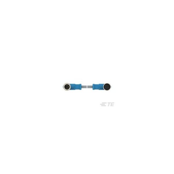 Cables de sensor / Cables de actuador Te Connectivity M12-3Mr-1.0Sh M12-3Fr-Pur - T4162224003-002