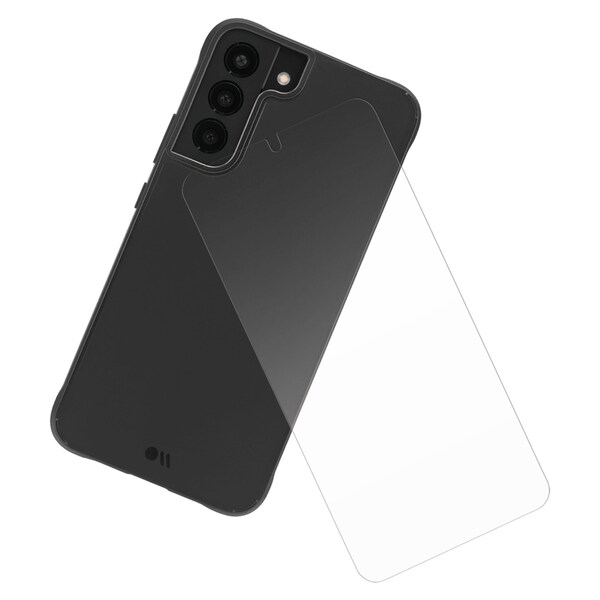 Case-Mate Protection Pack Tough Case And Glass Screen Protector For Samsung Galaxy S22 Plus, Black - CM048052