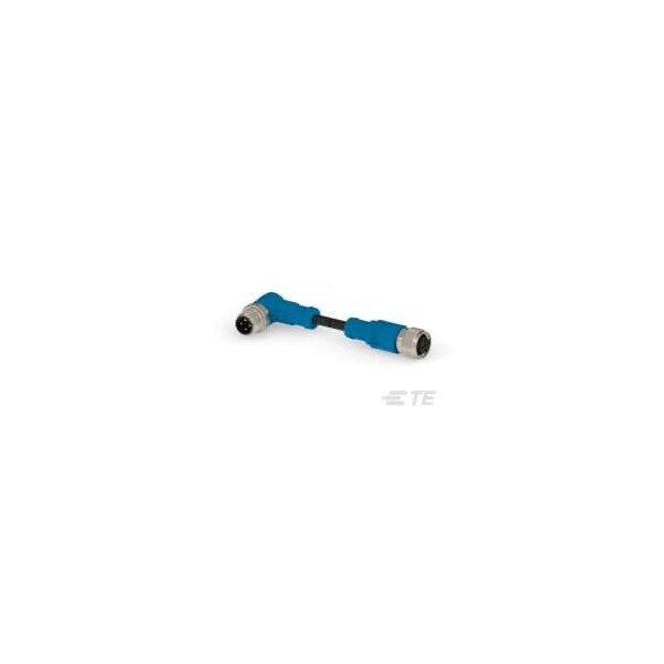Cables de sensor/conector TE Connectivity M12-4Mr-5.0Sh M12-4Fs-Pvc - T4162213004-005