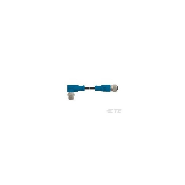 Cables de sensor/conector TE Connectivity M12-4Mr-5.0Sh M12-4Fs-Pvc - T4162213004-005