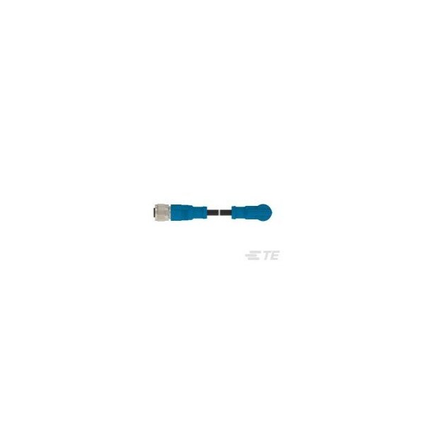 Cables de sensor/conector TE Connectivity M12-4Mr-5.0Sh M12-4Fs-Pvc - T4162213004-005