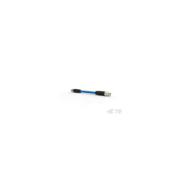 Cables de Sensor / Cables de Actuador Te Connectivity M12 A-M-8 Cbl Assy Plg-Plg 12.0M Cat 7 - 2-2322421-3